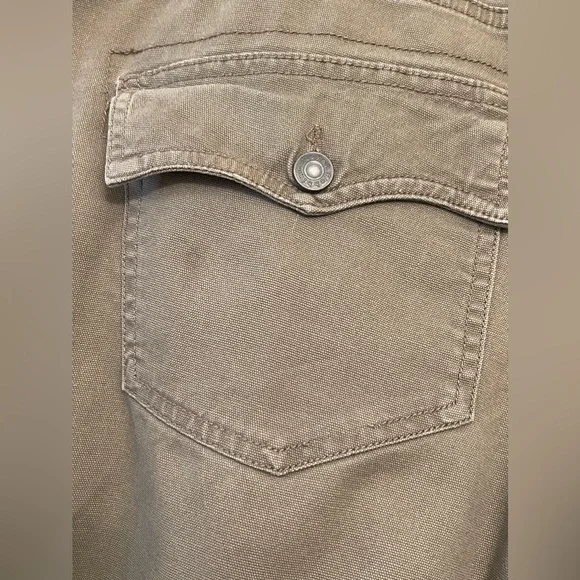 Vintage y2k low-rise Royal Robbins Outdoor Goddess 12 bootcut olive 90s hiking - Picture 3 of 13